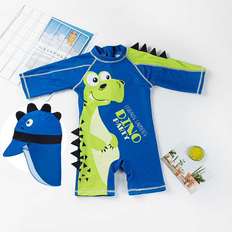 IQANGEL One-piece children's swimsuit sunscreen quick-drying swimsuit