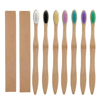 hard bristle bamboo toothbrush