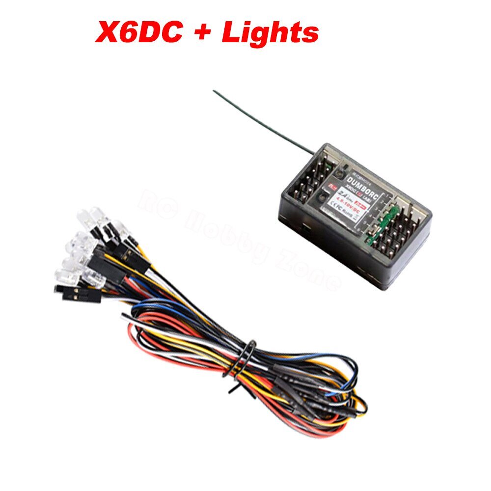 DUMBORC X6 6CH 2.4G RC Radio Controller Transmitter with X6F X6DC ...