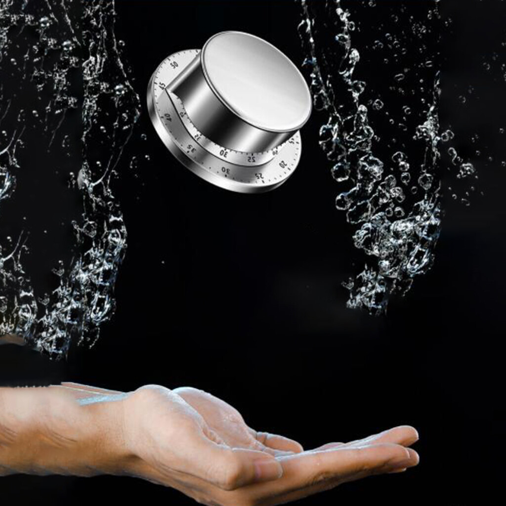 Blesiya Magnetic Kitchen Timer Manual Mechanical Alarm Cooking Countdown Reminder