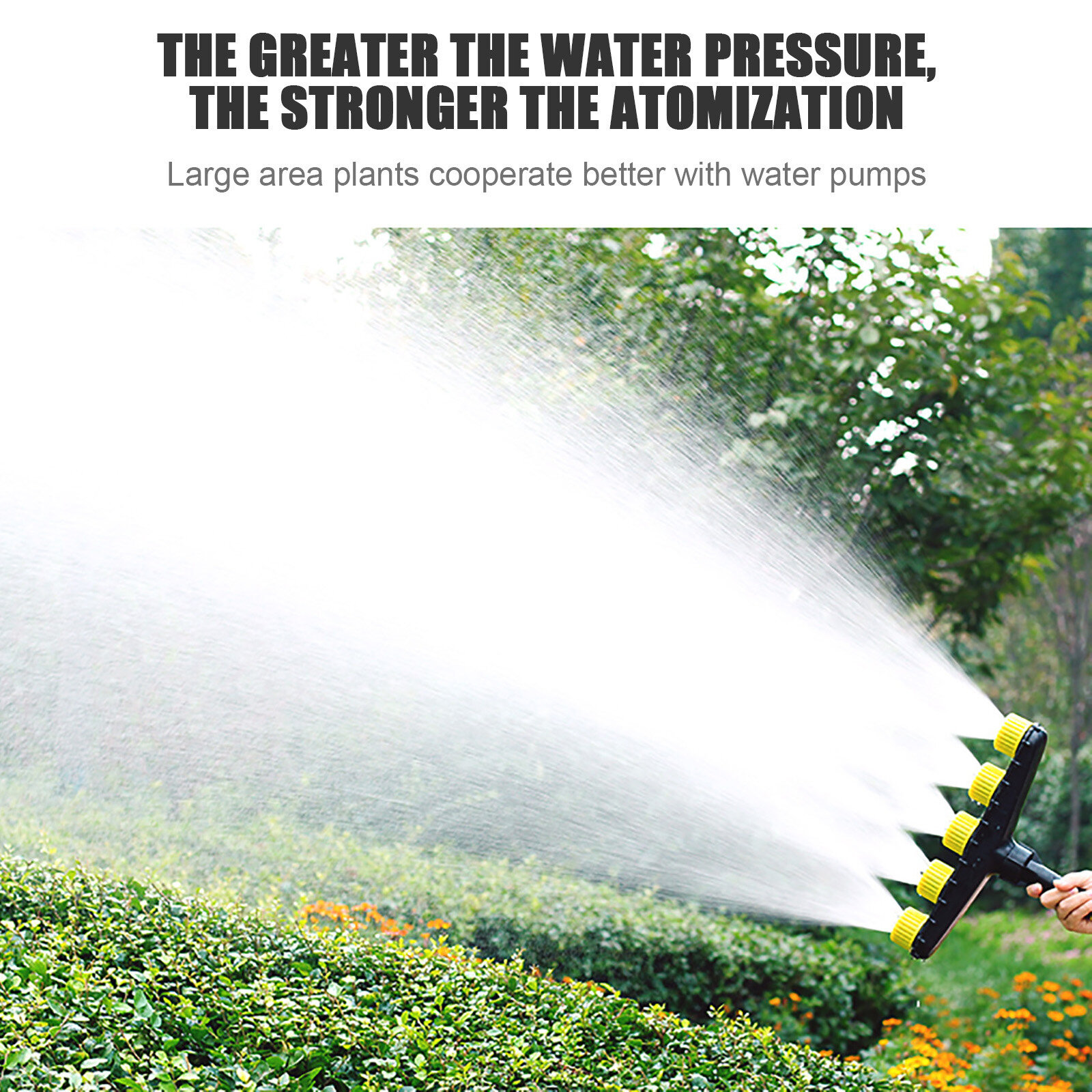 Multi-Head Sprinkler Sprayer Multi-Hole Sprinkler Head Safe to Seedlings