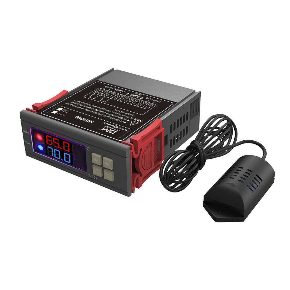 SHT2000 AC110~230V 10A Temperature Humidity Hygrometer Thermostat Control Sensor