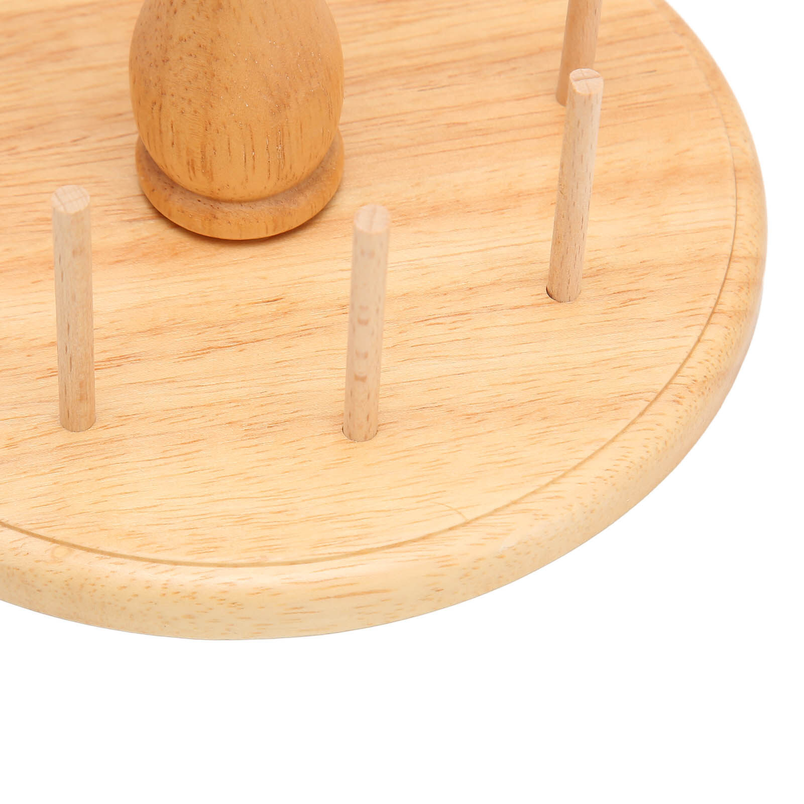 Thread Rack Holder Wooden Thread Holder 8 Spools for Embroidery