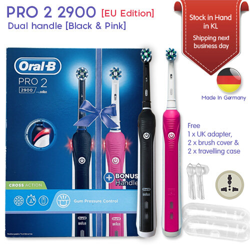 Crossaction Electric Oral B 2900 Vs 2950 Oral-B Pro 2900 2950 Set