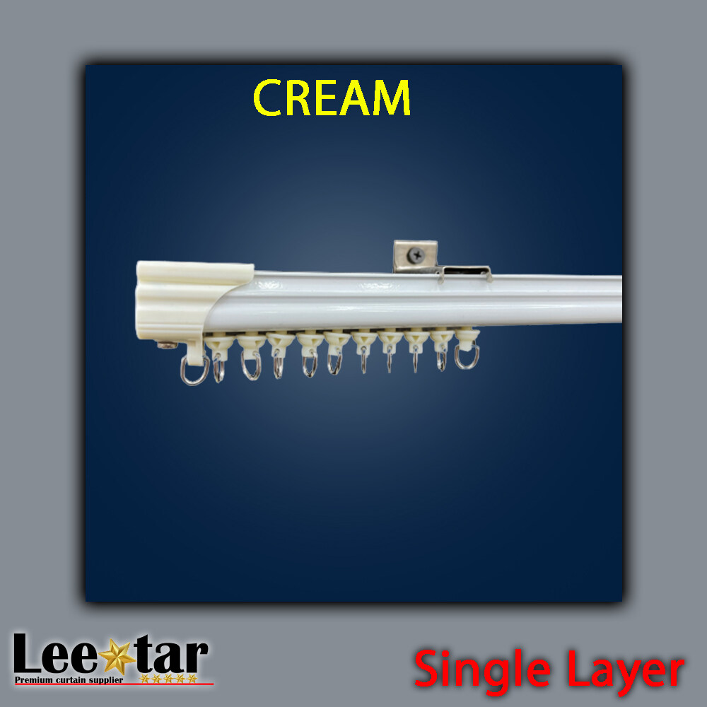 Rel Langsir Aluminium Single Track (Curtain Track / Single Track