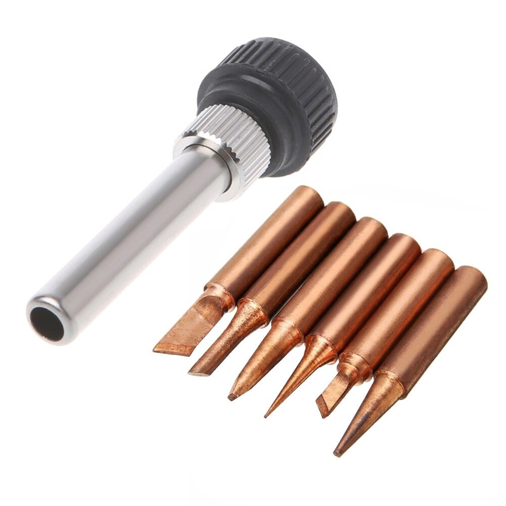 900m-t-b 900m-t-i 900m-t-3c soldering tips kit copper lead-free portable