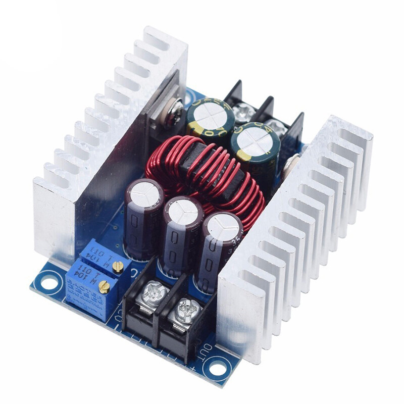 300W 20A DC-DC Buck Converter Step Down Module Constant Current LED Driver CC CV Adjustable Power Step Down Voltage Board 300W 20A DC-DC Buck Converter Step Down Module Constant Current LED Driver Power Step Down Voltage Module Electrolytic Capacitor