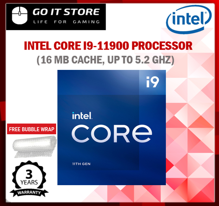 Intel Core I9-11900 / I9-11900K / I9-11900KF (NO GRAPHIC) LGA1200 ...