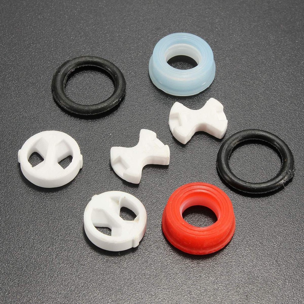 Ceramic & Rubber Silicon Washer Kit For Valve Replacement Tool Ceramic Discs