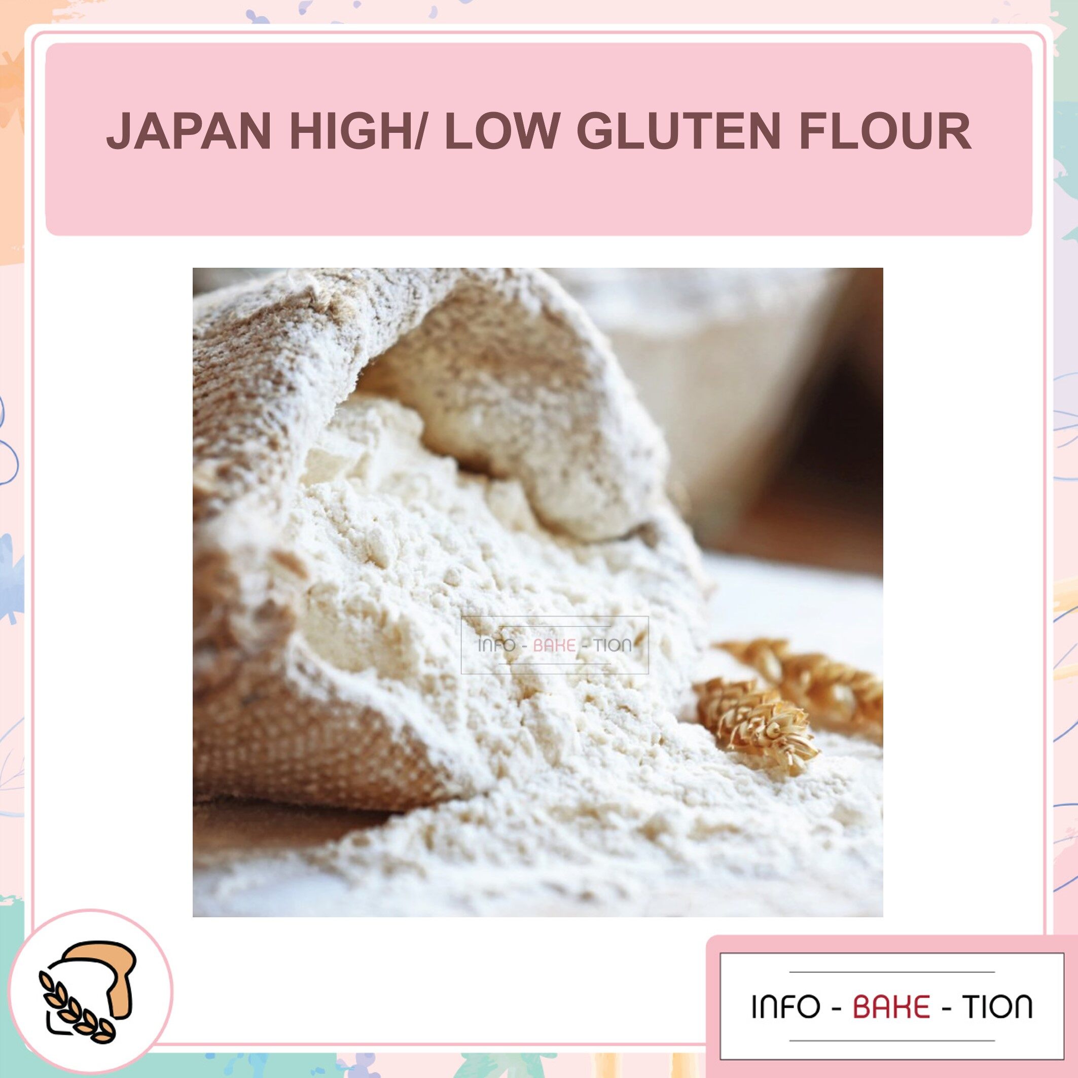 Japan High Gluten/ Low Gluten Flour 1kg Lazada