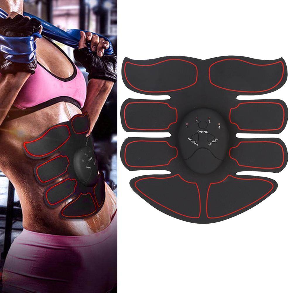 EMS Intelligent Strength Training Patch (1 Abdomen + 1 Main) (Black + Red)