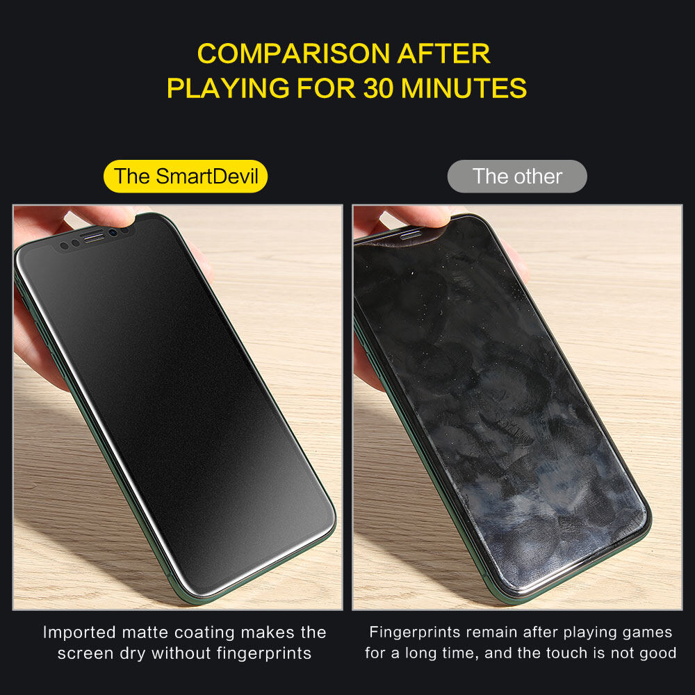 Miếng Dán Kính Cường Lực SmartDevil IPhone11 Màng Mờ iPhone Se2, IPhone Se Bao Phủ Toàn Màn Hình IPhone11Profull Miếng Dán Điện Thoại Di Động HD Chống Vân Tay Mờ Cho Trò Chơi Thể Thao Điện Tử Trọn Gói IPhone11Pro Max