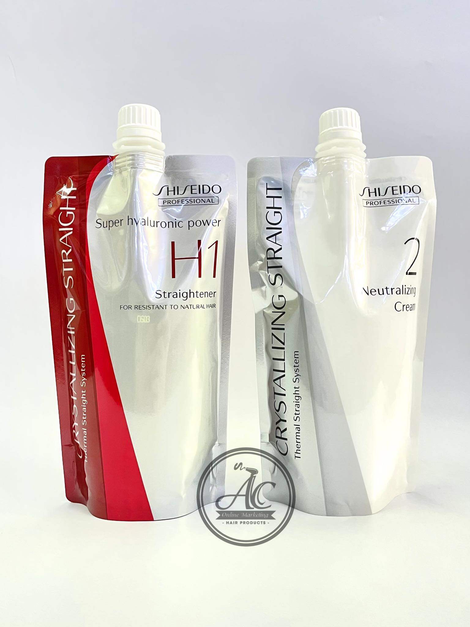 Shiseido crystallizing straight shop cream h1 and h2