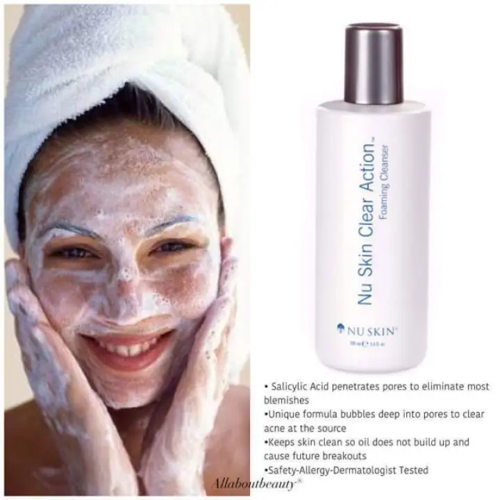 nuskin clear action cleanser