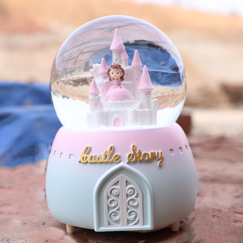 Quả Cầu Pha Le Hello Kitty Crystal Ball Music Box To Send The Girl Friend Girlfriends Automatic Snow Sky City Kt Cat Crystal Ball Lazada Singapore