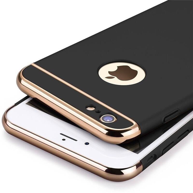 Dành Cho iPhone 6 6S 7 8 Plus 11 12 13 14 Pro Max 12 Mini X Xs Max XR SE 2020 Vỏ Điện Thoại, Ốp Chống Sốc Chống Trầy 3 Trong 1 Khung Mạ Điện Với Bề Mặt Phủ Độ Bám Tuyệt Vời