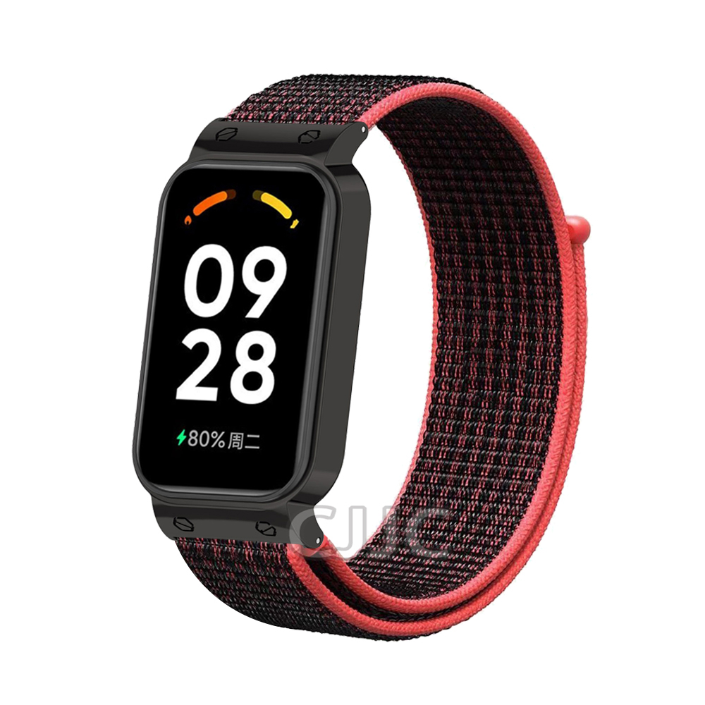 Nylon Strap With Case for Redmi Smart Band 2 Replacement Watch Band Loop Bracelet for Redmi Band2