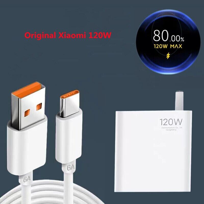 Xiaomi mi 120w us eu fast charger quick charging adapter for mi 11 10 pro poco m4 mix4 redmi note 10 11 pro plus type-c cable