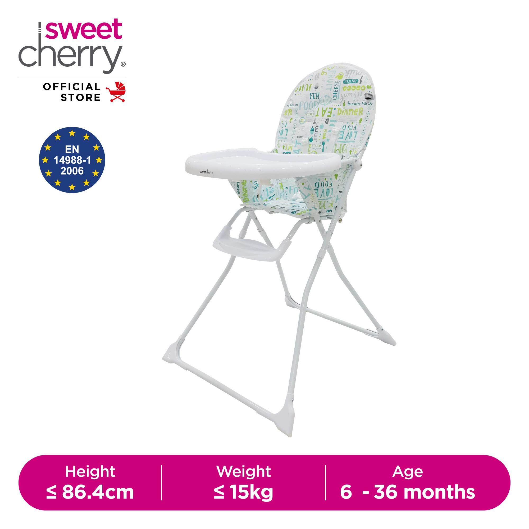 easy storage high chair