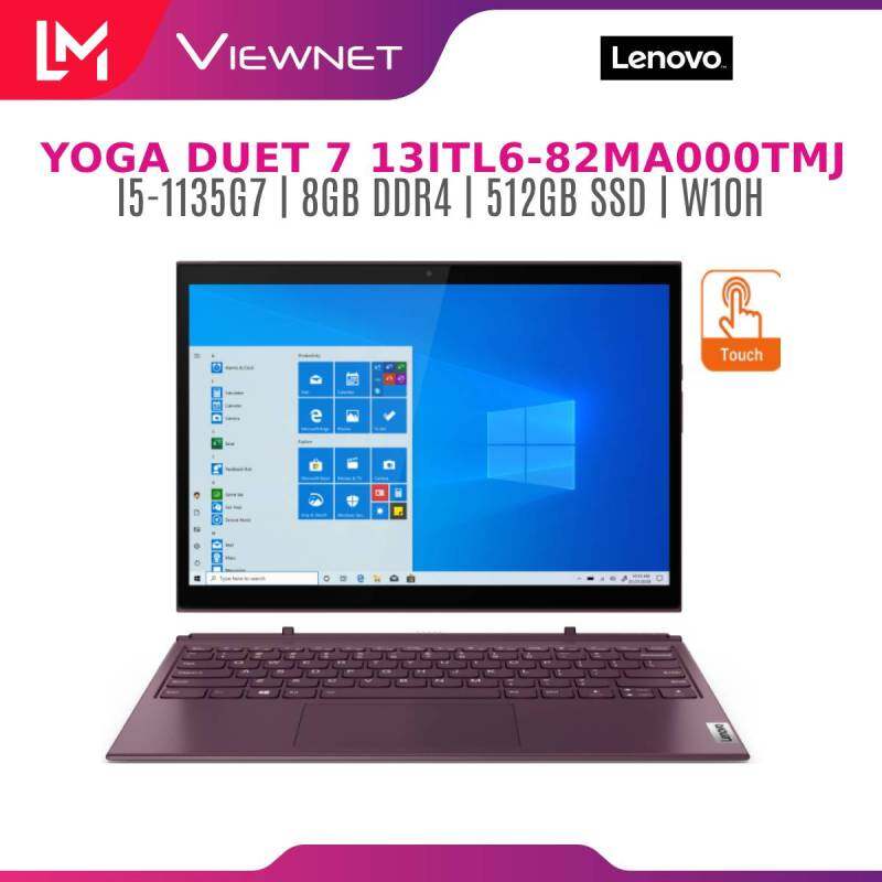 LENOVO YOGA DUET 7 13ITL6 82MA000TMJ 13 WQHD TOUCH LAPTOP ORCHID ( I5-1135G7, 8GB, 512GB SSD, INTEL, W10 ) Malaysia