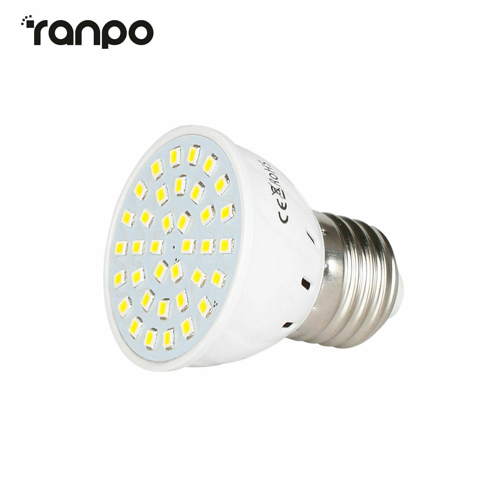 Ranpo E27 Gu10 Mr16 Led ไฟเฉพาะจุด3w 5w 7w 2835 Smd หลอดไฟสีขาว36 54