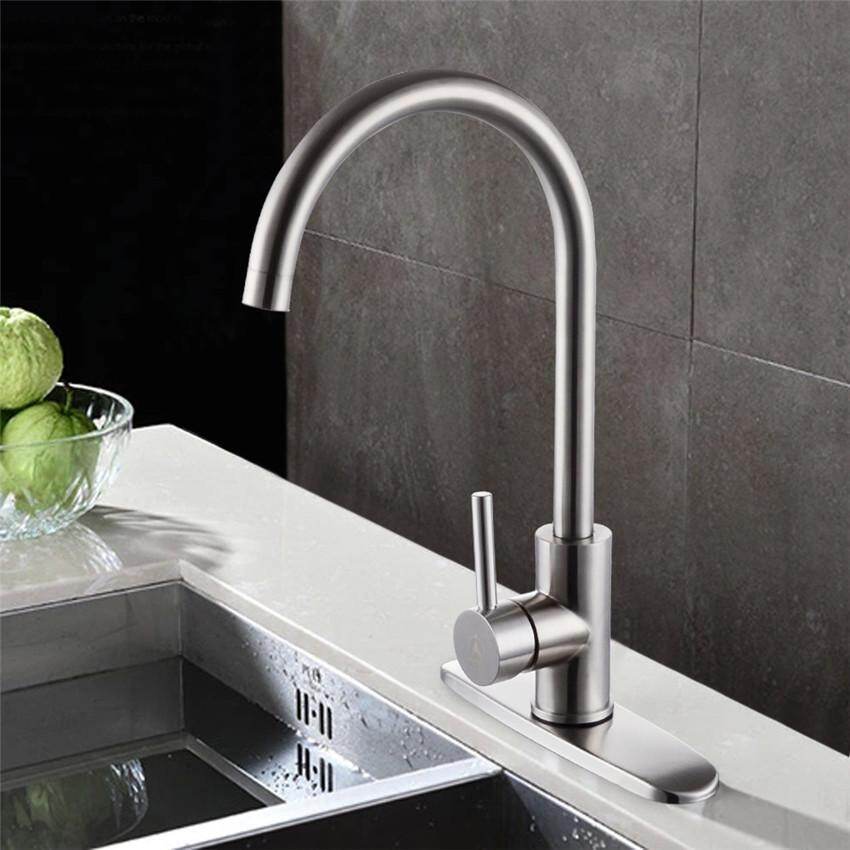 Sunchine Brushed Kitchen Sink Faucet Hole Cover Deck Plate