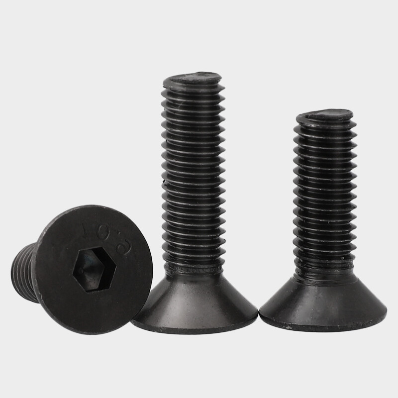 3/16-24 1/4 5/16 3/8 Grade 10.9 Black BSW Countersunk Head Socket Head Cap Screw Flat Head Stud