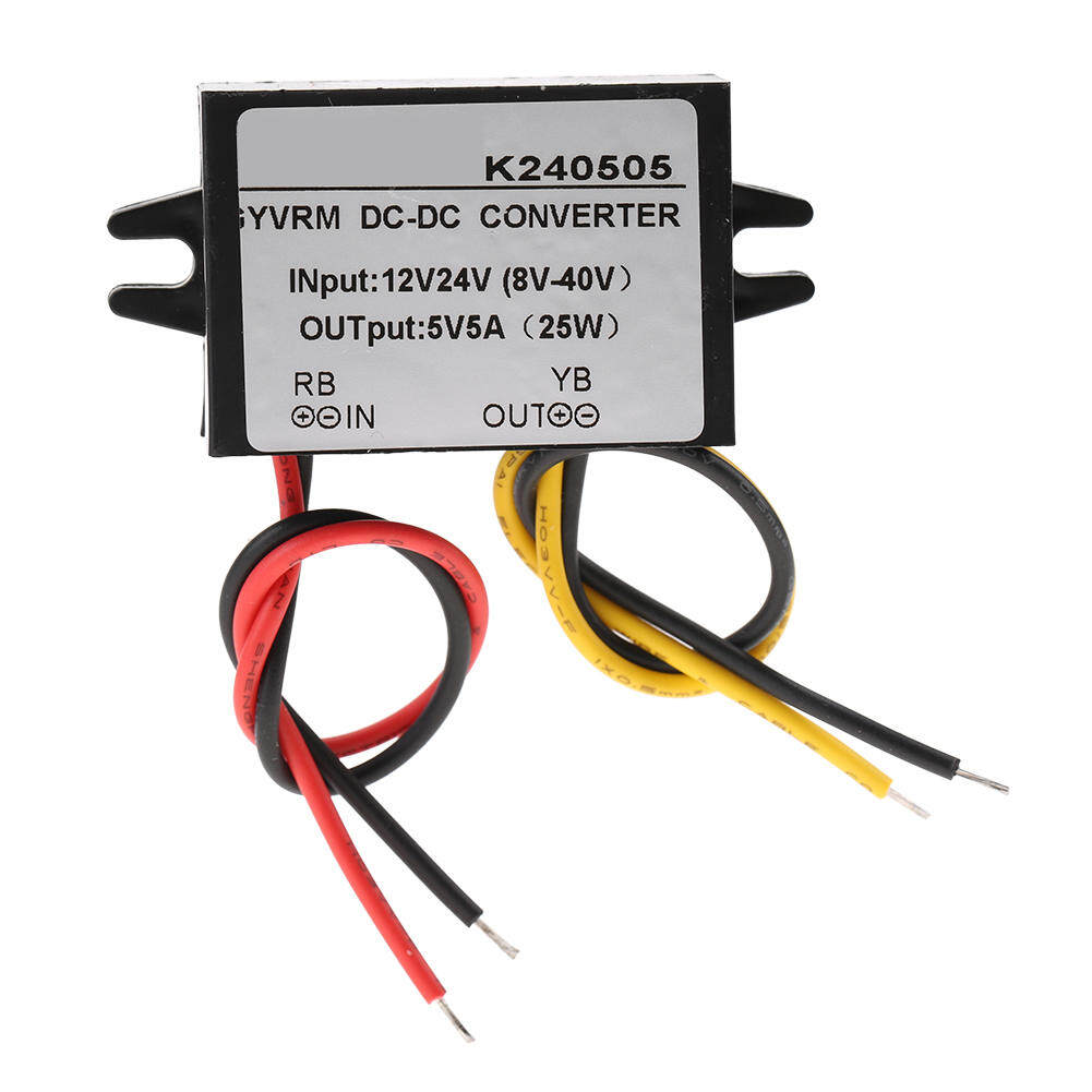 【Time-limited Promotions】12V/24V to 5V 5A DC-DC Buck Converter Step Step-Down Converter Down Power Supply Module