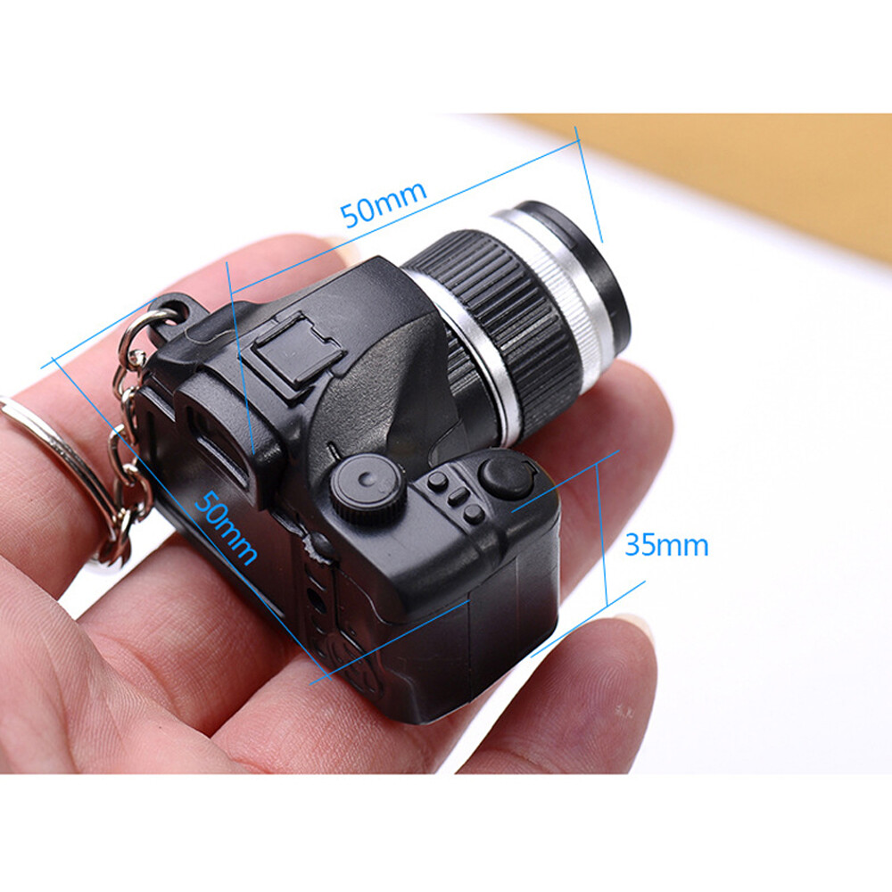 LOUISIS Birthday Gift Doll Accessorie Led Light Mini With sound Creative camera Camera Keychain Keychain Toys Simulation Cameras Flashing Camera