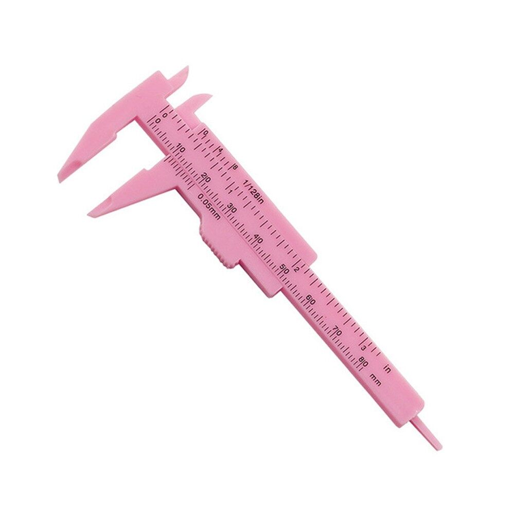 Handy Tool Calipers Jewelry Measure Rustproof Measuring Tools Pink/Rose