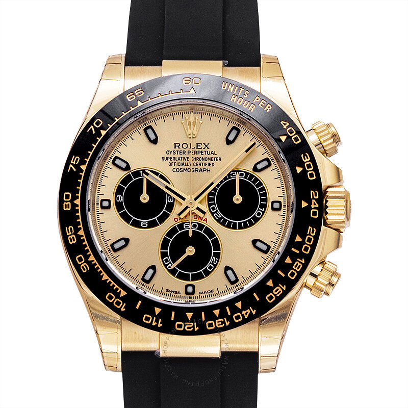 RÔLEX Cðsmograph Daytðna Yellow Gold Automatic Champagne Dial Mens Watch Malaysia