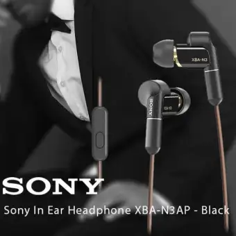 Sony Xba N3ap Hi Res Most Comfortable In Ear Headphones Black
