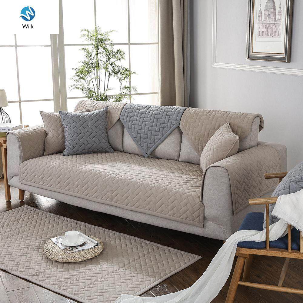 Wilk 13 Sizes Sofa Mat Cotton Non Slip Sofa Couch Cover Cushion