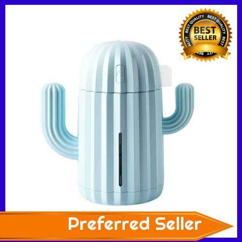 340ML Mini USB Air Humidifier Cactus Timing Aromatherapy Diffuser Mist Maker