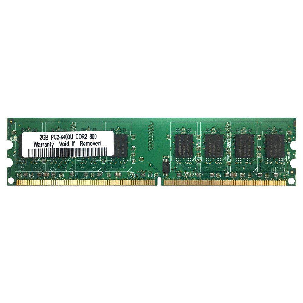 New for 2gb ddr2 800mhz pc2-6400u non-ecc 240pin green ad22 dimm desktop pc ram memory