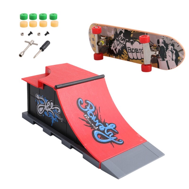Scooter for Kids Skate Park Ramp Parts for Tech Deck Fingerboard Finger Board Ultimate Parks New