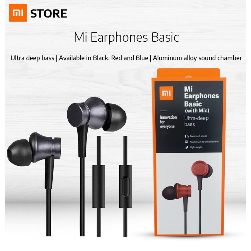 Xiaomi Mi Piston Fresh Edition In Ear Headphones Basic Standard Earphone  3.5mm Jack Headset | Lazada