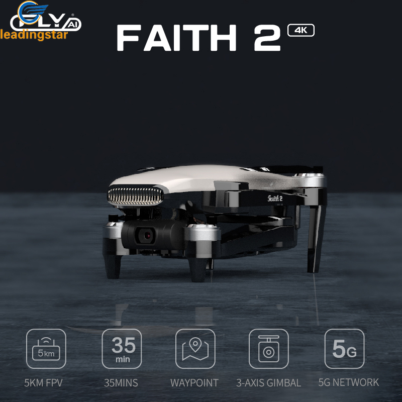 LEADINGSTAR Cfly Faith2พับได้4K Droneกล้อง3-Axis Gimbal 35Minเวลาบิน ...