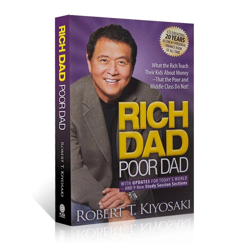 RICH DAD POOR DAD Personal Finance English Novels Book Children Books Financial Intelligence Enlightenment Education Book