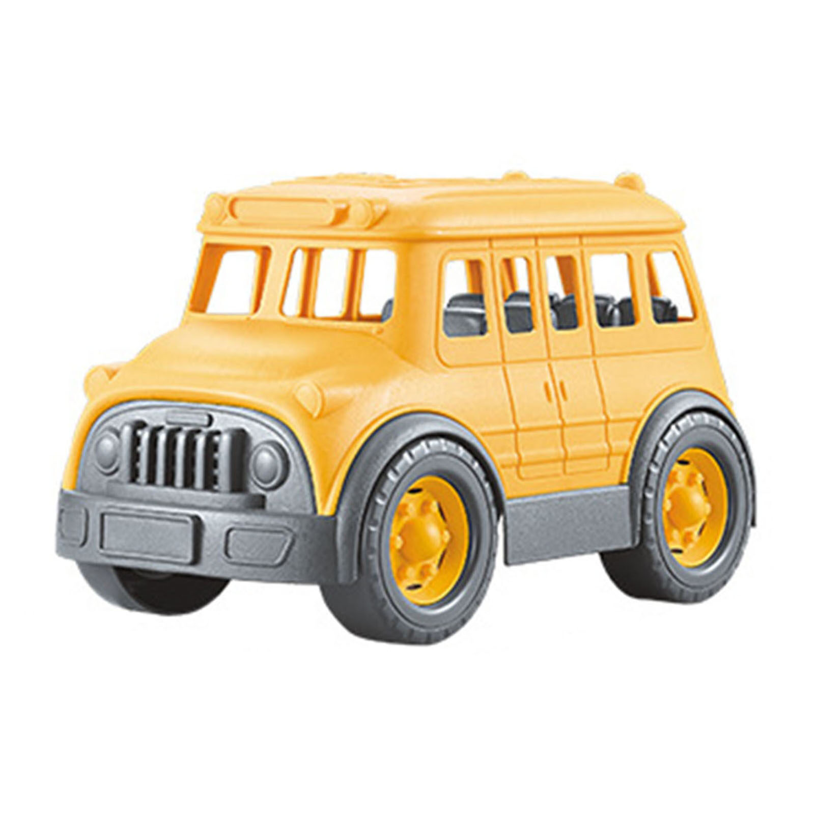 Auto Toy Polished Smoothly Fun Plastic Enlightenment School Bus Rescue Fire Truck Children Car Toy for Boys