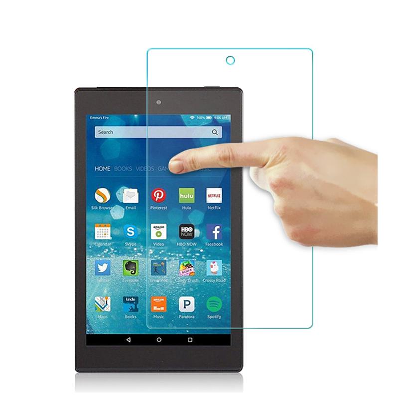 For amazon fire hd8 2016 2017 2018 tempered glass screen protector hd8 2019 screen film