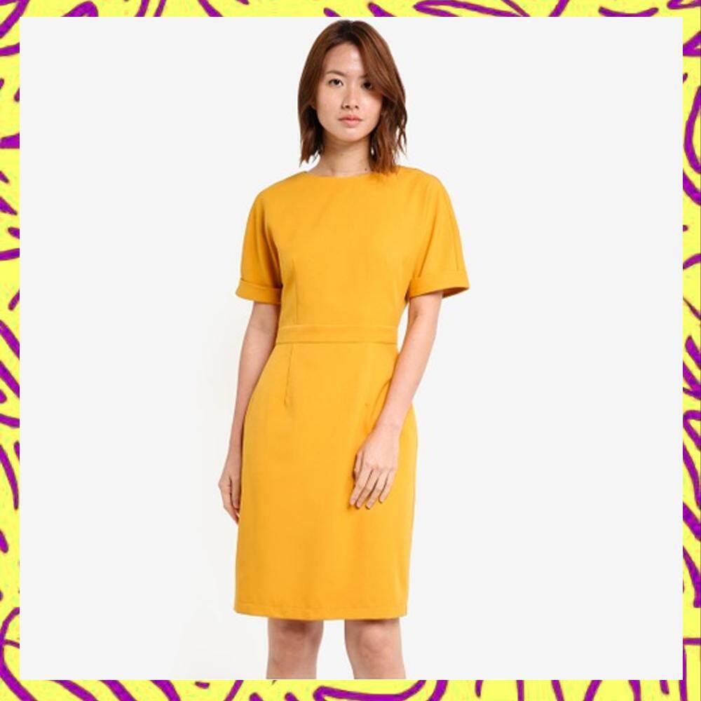 zalora yellow dress