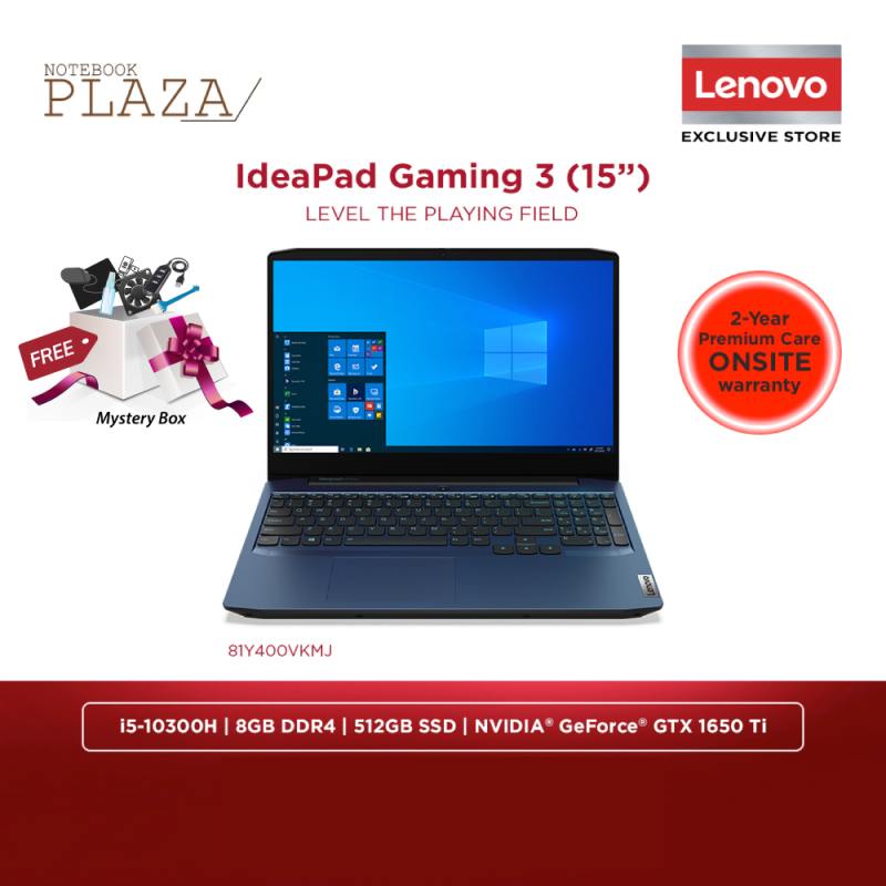 Lenovo IdeaPad Gaming 3 15IMH05 81Y400VKMJ 15.6 120Hz Laptop Chameleon Blue ( i5-10300H, 8GB, 512GB SSD, GTX1650Ti 4GB, W10 ) Malaysia