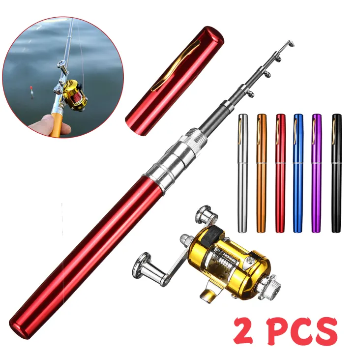 purple rod and reel