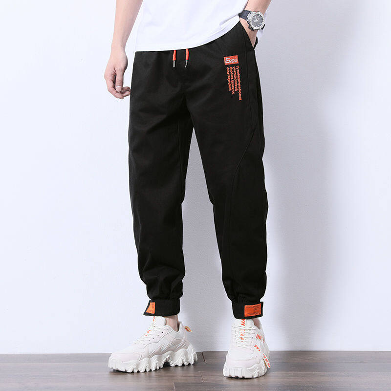 Mens Joggers Casual Pants Fitness Men Hip hop Sportswear Tracksuit Bottoms Skinny Ankle Length loose Trousers Gyms Jogger Track Pants