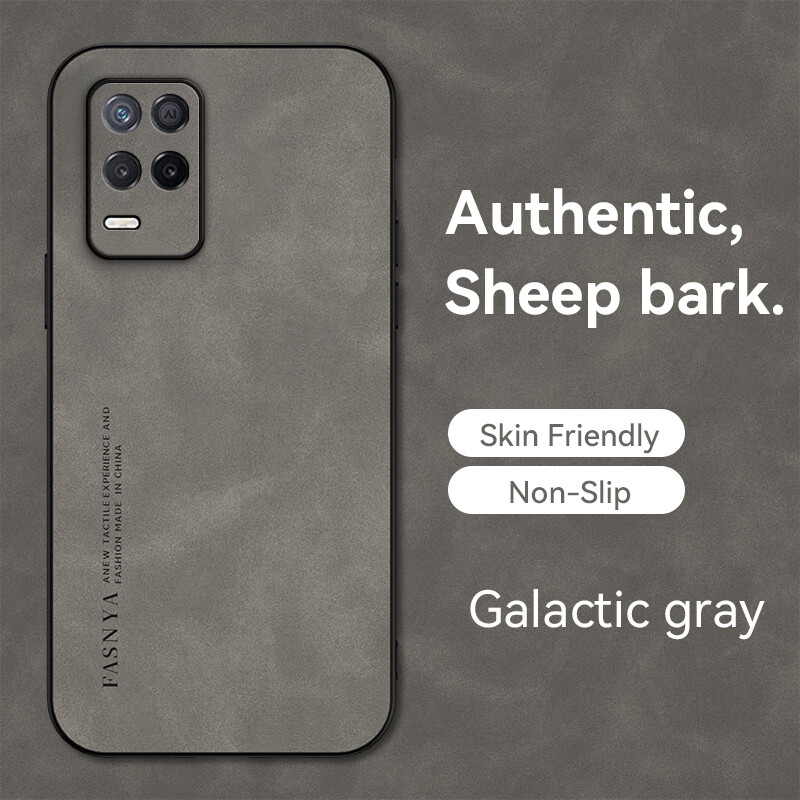 For oppo realme 8 pro case luxury leather texture shockproof phone cover realme 8pro tpu soft casing