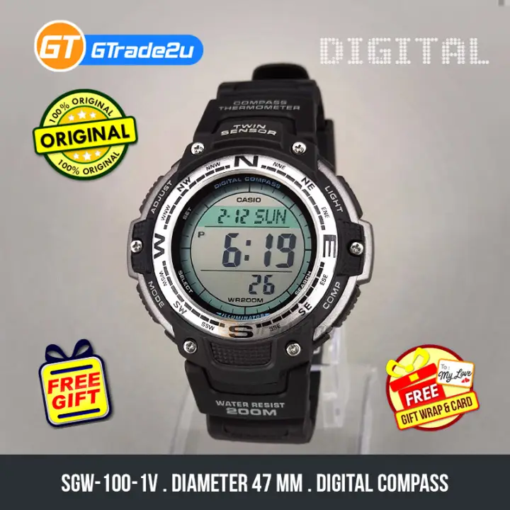 manual casio sgw 100