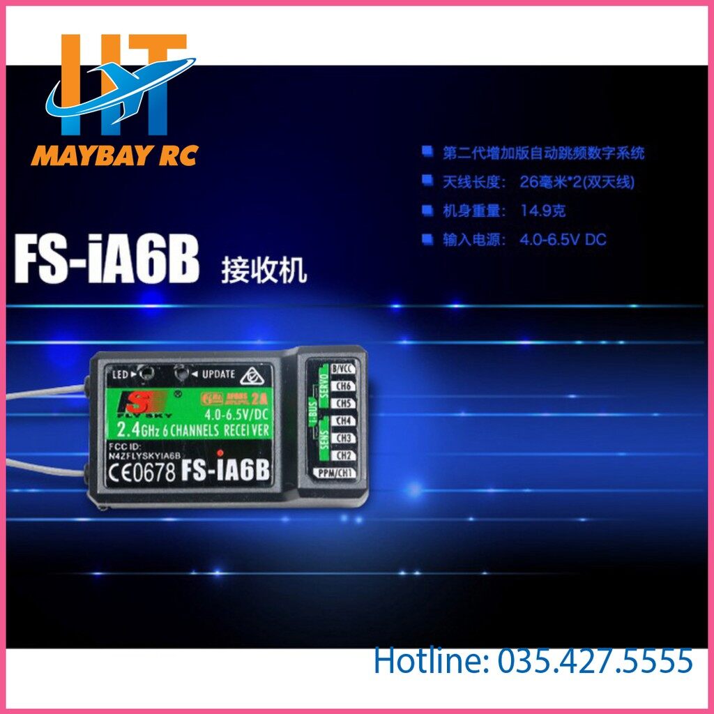 Bộ nhận tín hiệu flysky RX FS-iA6B rx ia6b