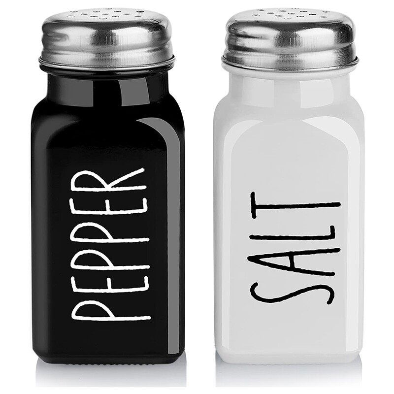 Salt and Pepper Shaker Set Farmhouse Salt Shaker Modern Farmhouse Kitchen Table Decoration