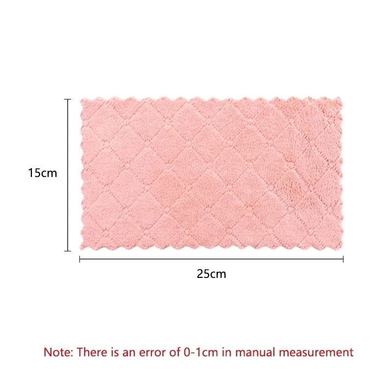 Microfiber Kitchen Dish Cloth Super Absorbent High-Efficiency Tableware Towel Kitchen Tools Household Cleaning Cloths